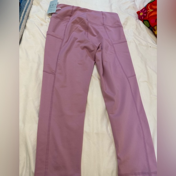NWT Z by Zella High Waist Daily Crop Pink Chateau size Medium - Picture 2 of 6